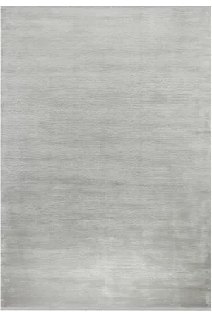 Aura Gray Bamboo Woven Modern Living Room Rug 2831