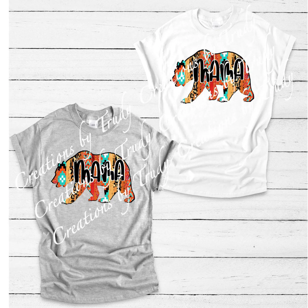 Aztec mama bear- T SHIRT