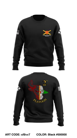 B Btry, 3 BN, 29 FAR, 3ABCT Core Men's Crewneck Performance Sweatshirt - sfBvxT
