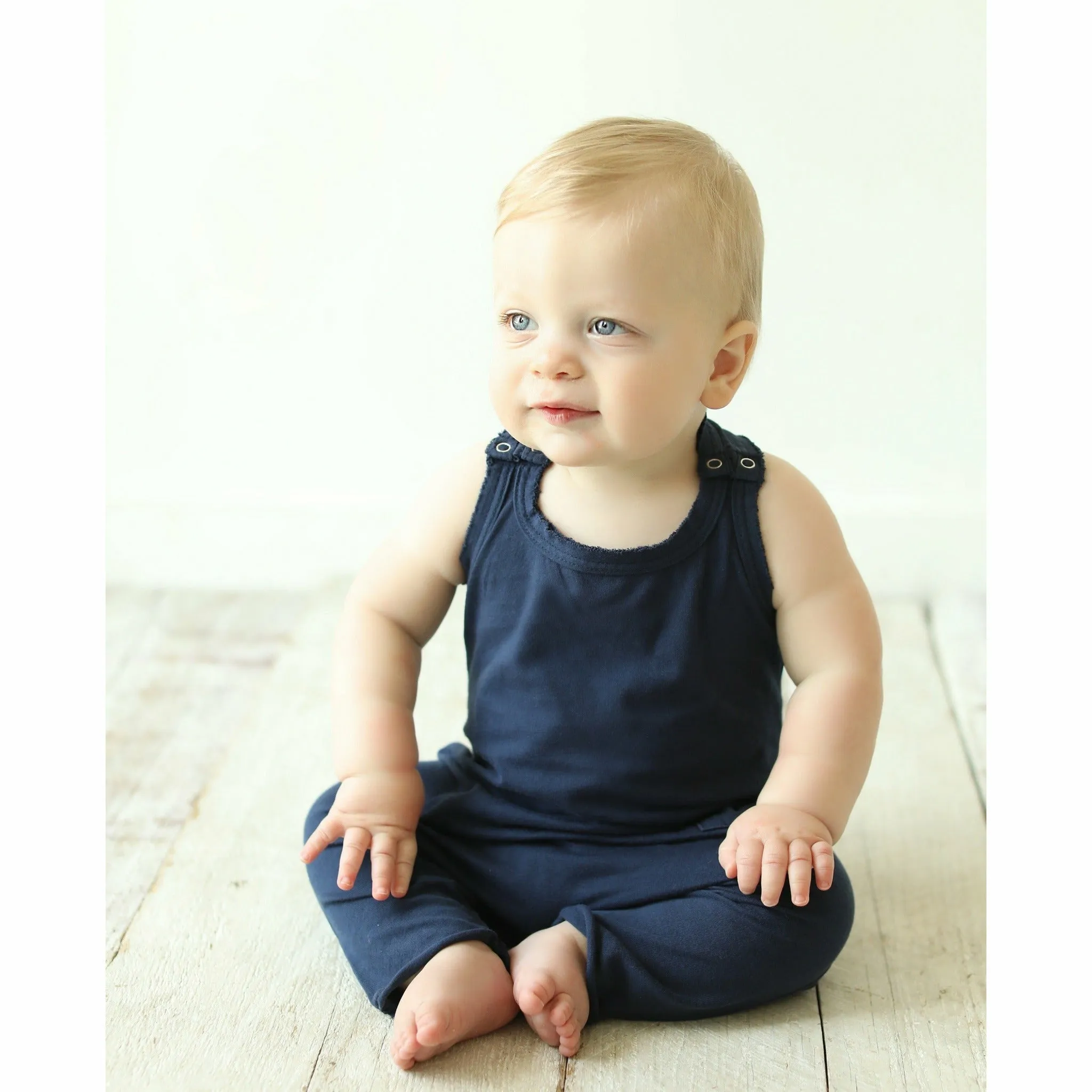 Baby Romper Navy