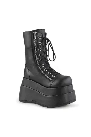 BEAR-265 Demonia Ankle Boot | Black Faux Leather