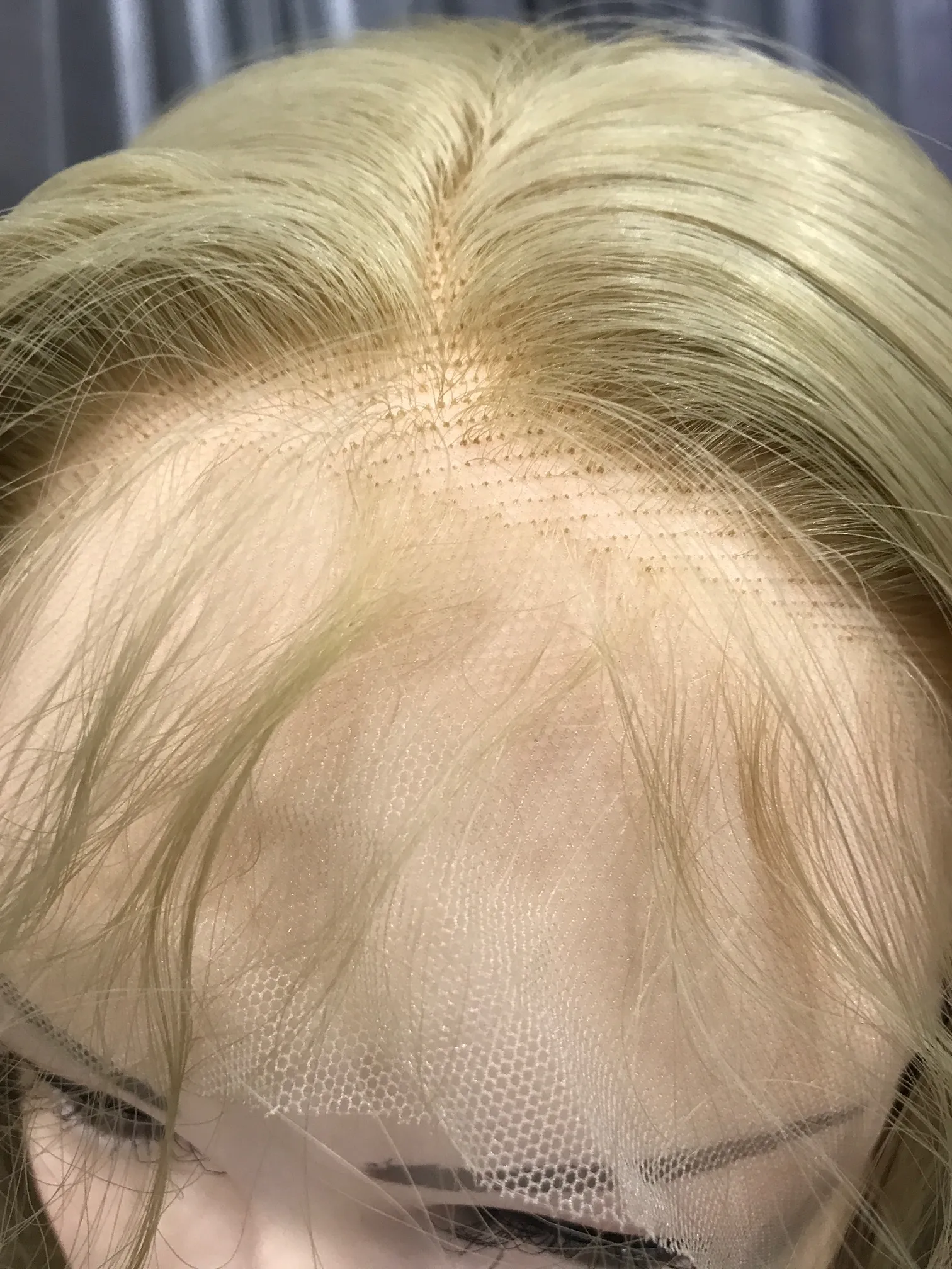 Blond 24"Heat Resistant lace Front Wig With Baby Hairs