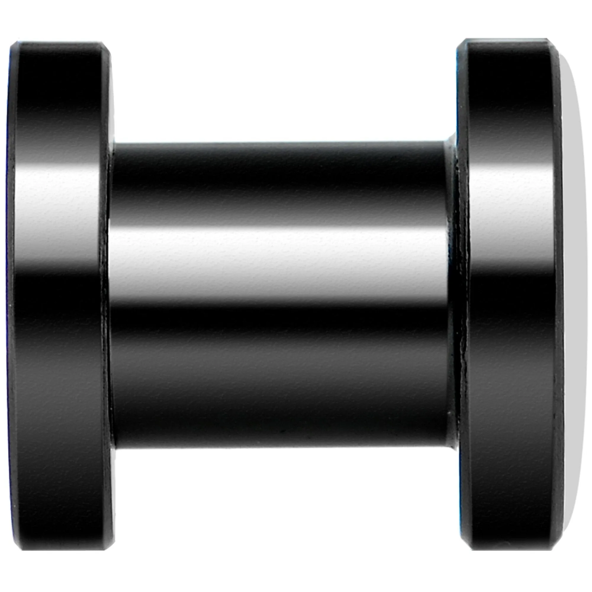 Blue Orange Tribal Print Black Anodized Screw Fit Plug Set 2 Gauge