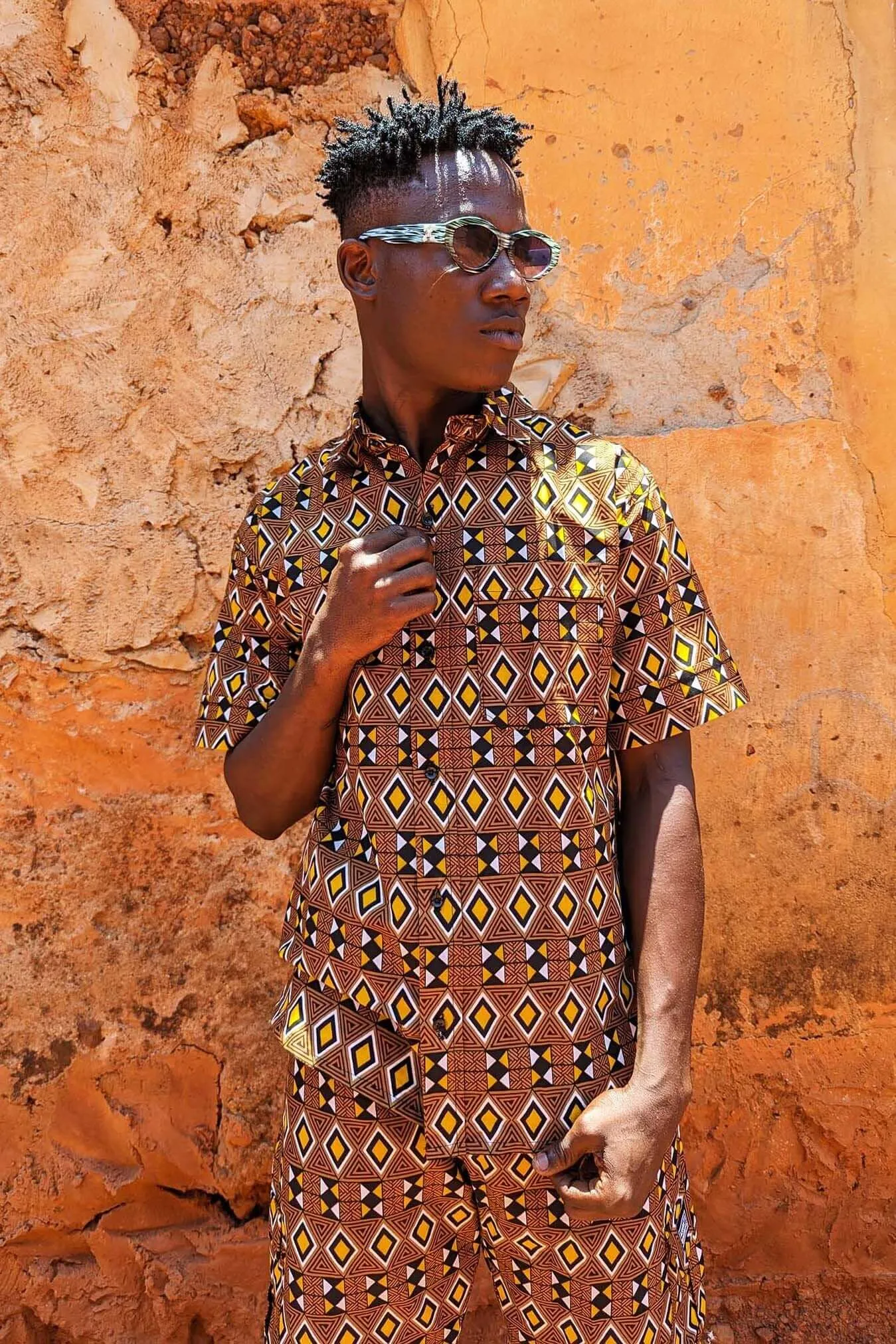 Boss Man Aztec Short Sleeve Shirt