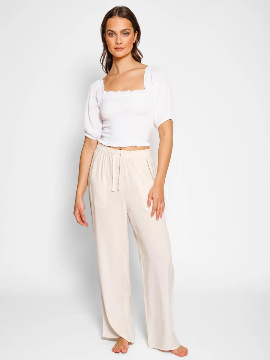 Capri Travel Pants In Raw