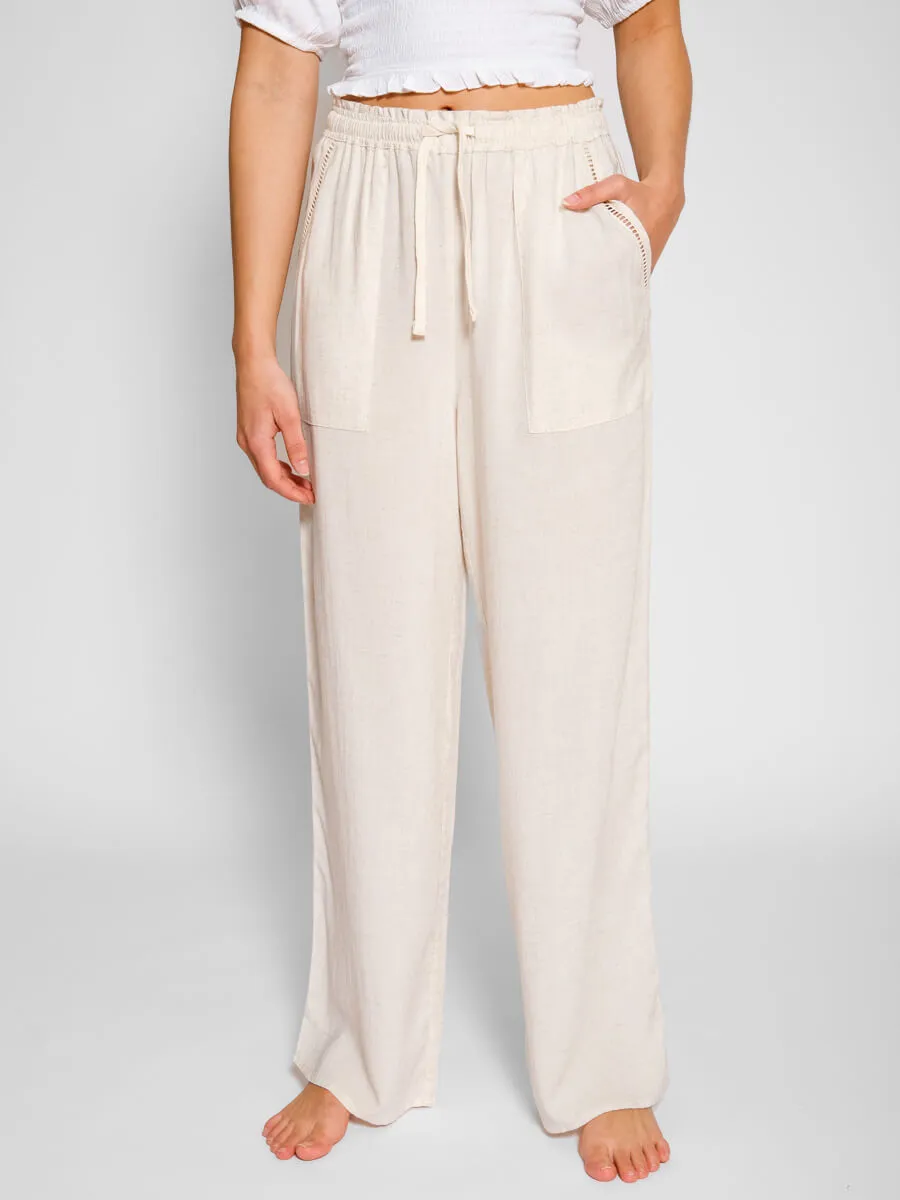 Capri Travel Pants In Raw