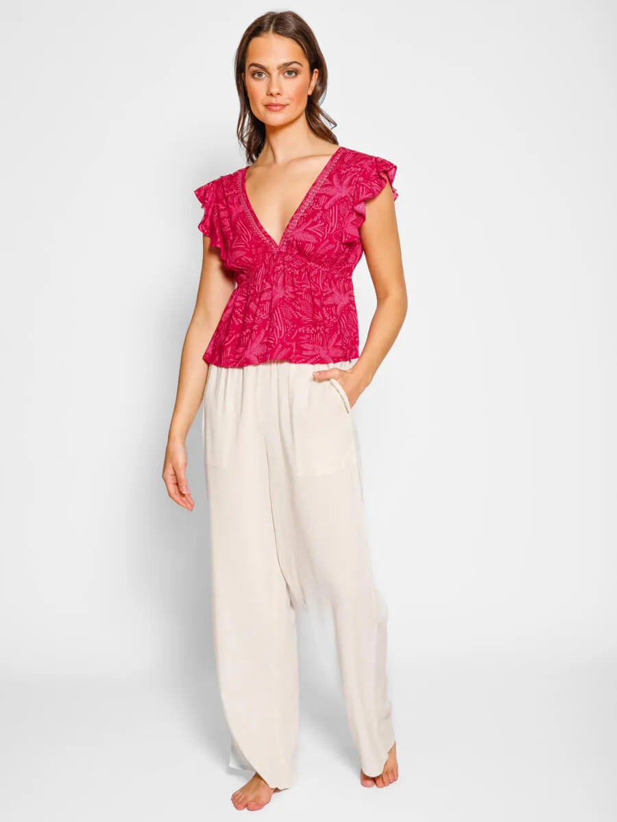 Capri Travel Pants In Raw