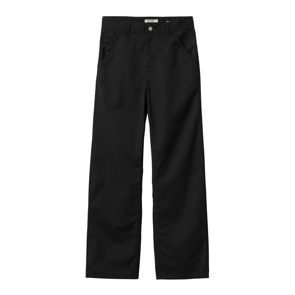 CARHARTT WOMEN'S SIMPLE PANT - BLACK RINSED