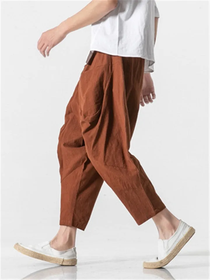 Casual Wide Leg Japanese Fisherman Pants