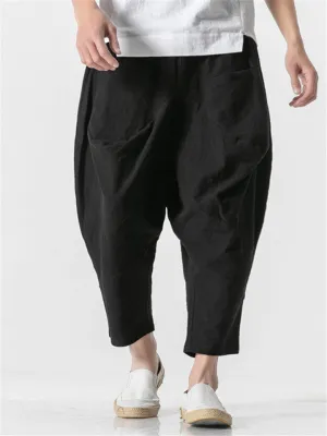 Casual Wide Leg Japanese Fisherman Pants