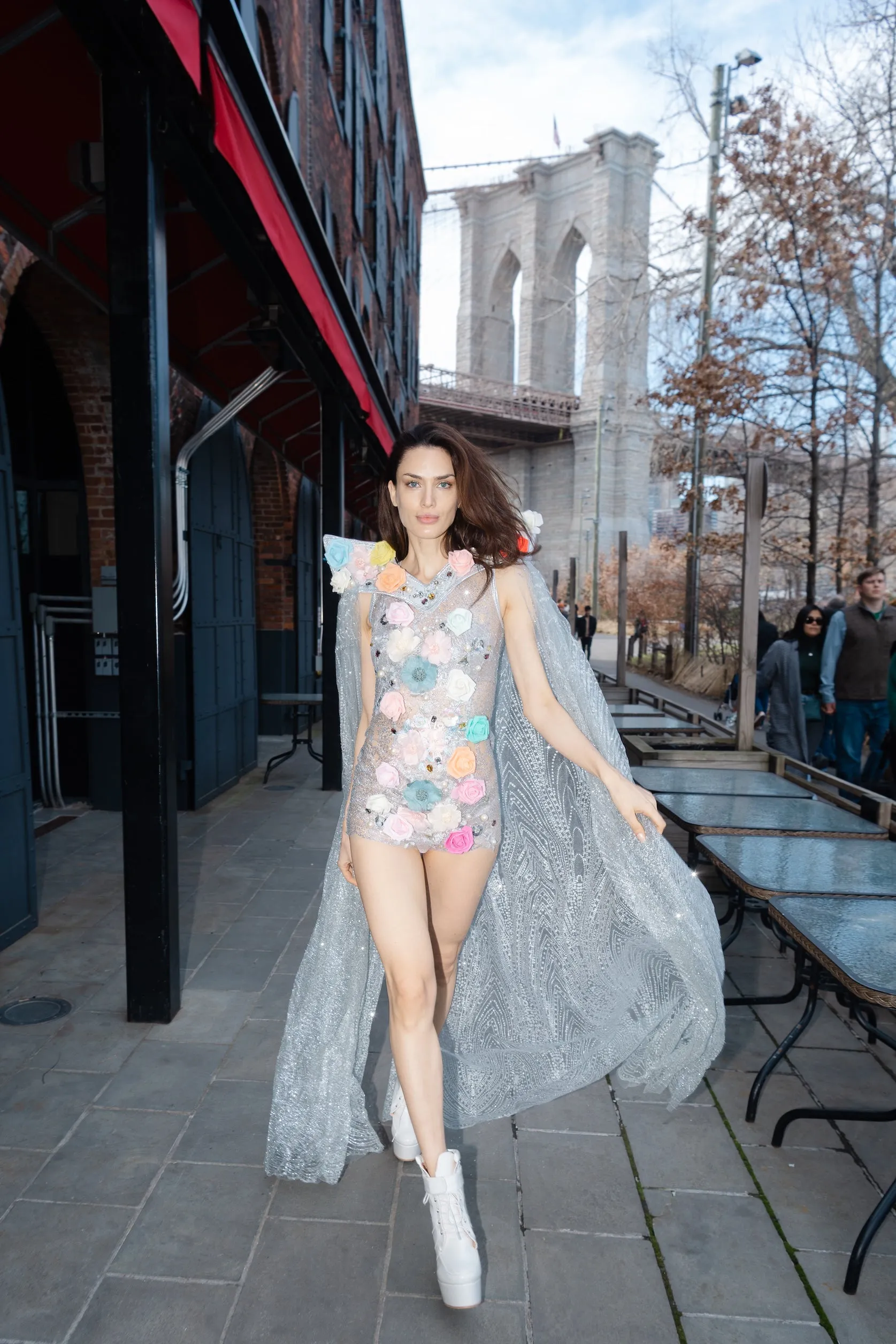 Cautionary Tale Cape Dress