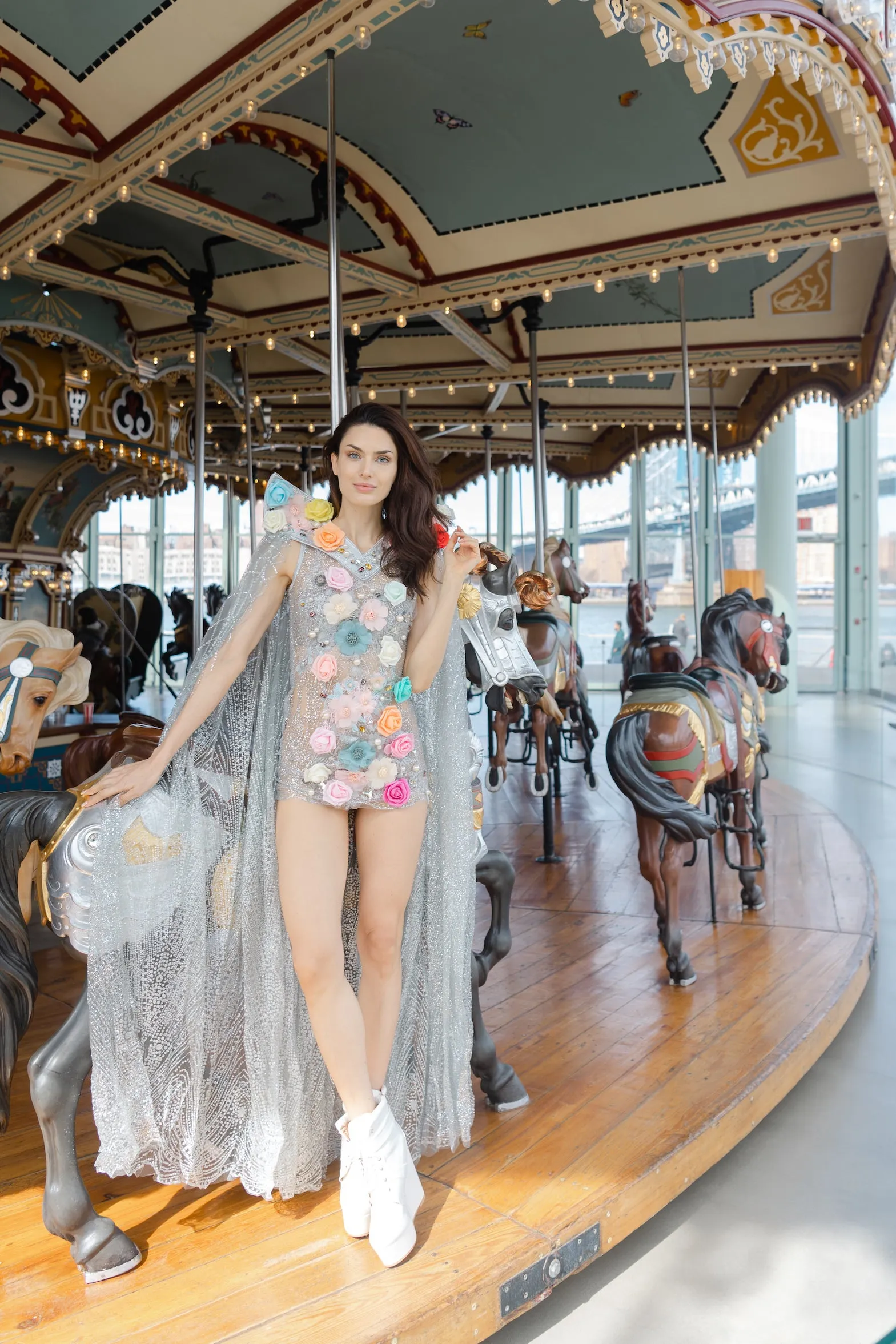 Cautionary Tale Cape Dress