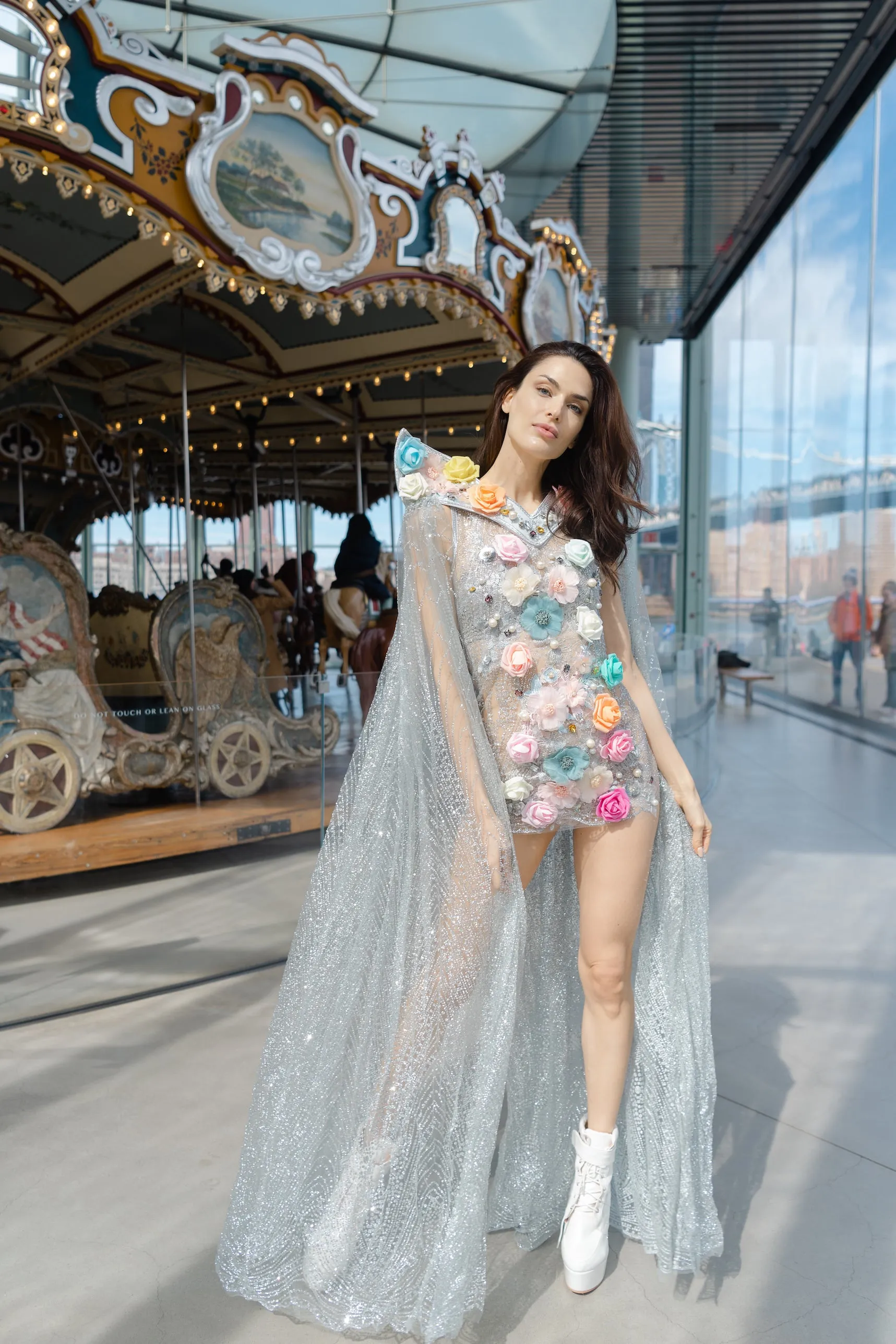 Cautionary Tale Cape Dress