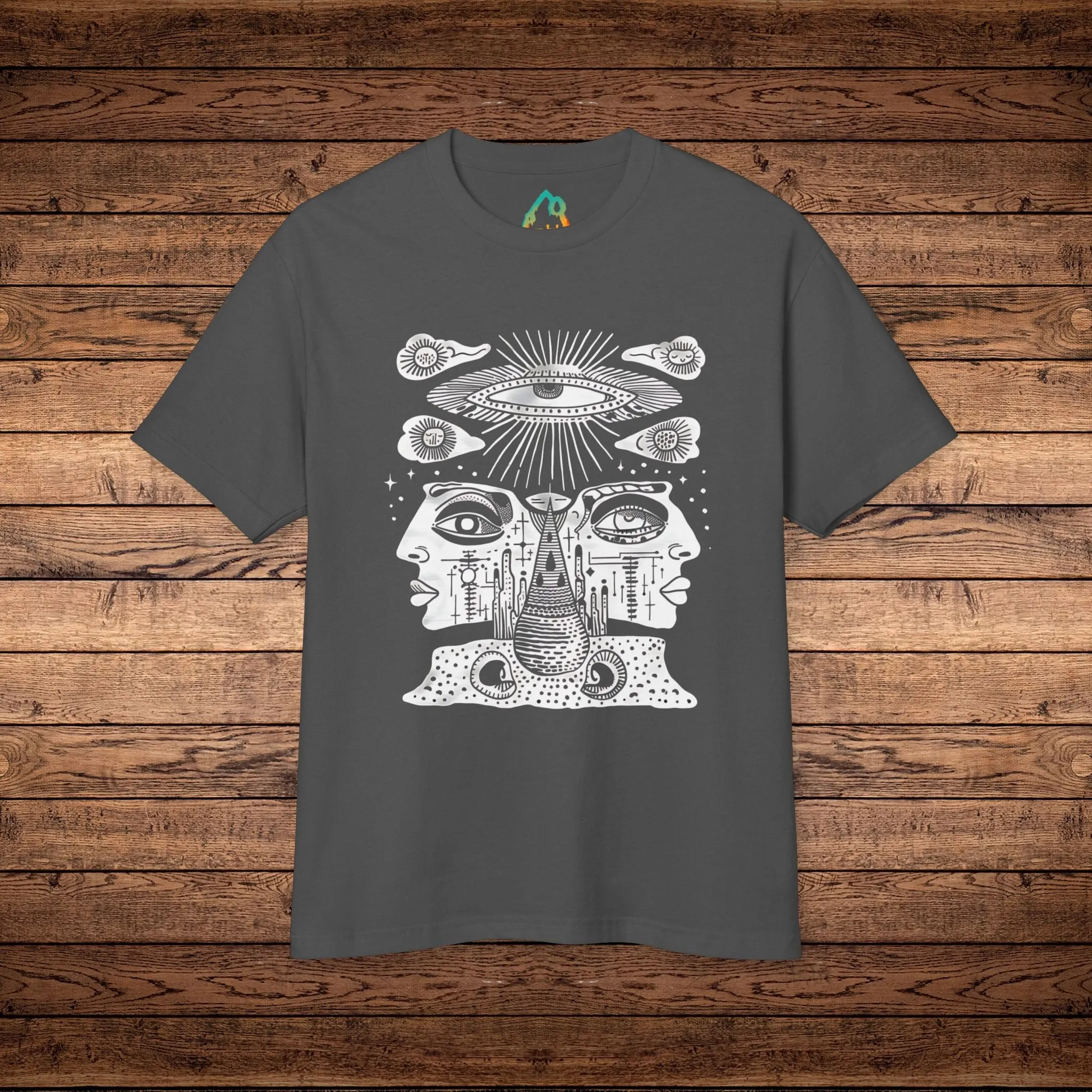 Celestial Vision - Unisex Garment-Dyed Heavyweight Cotton Tee