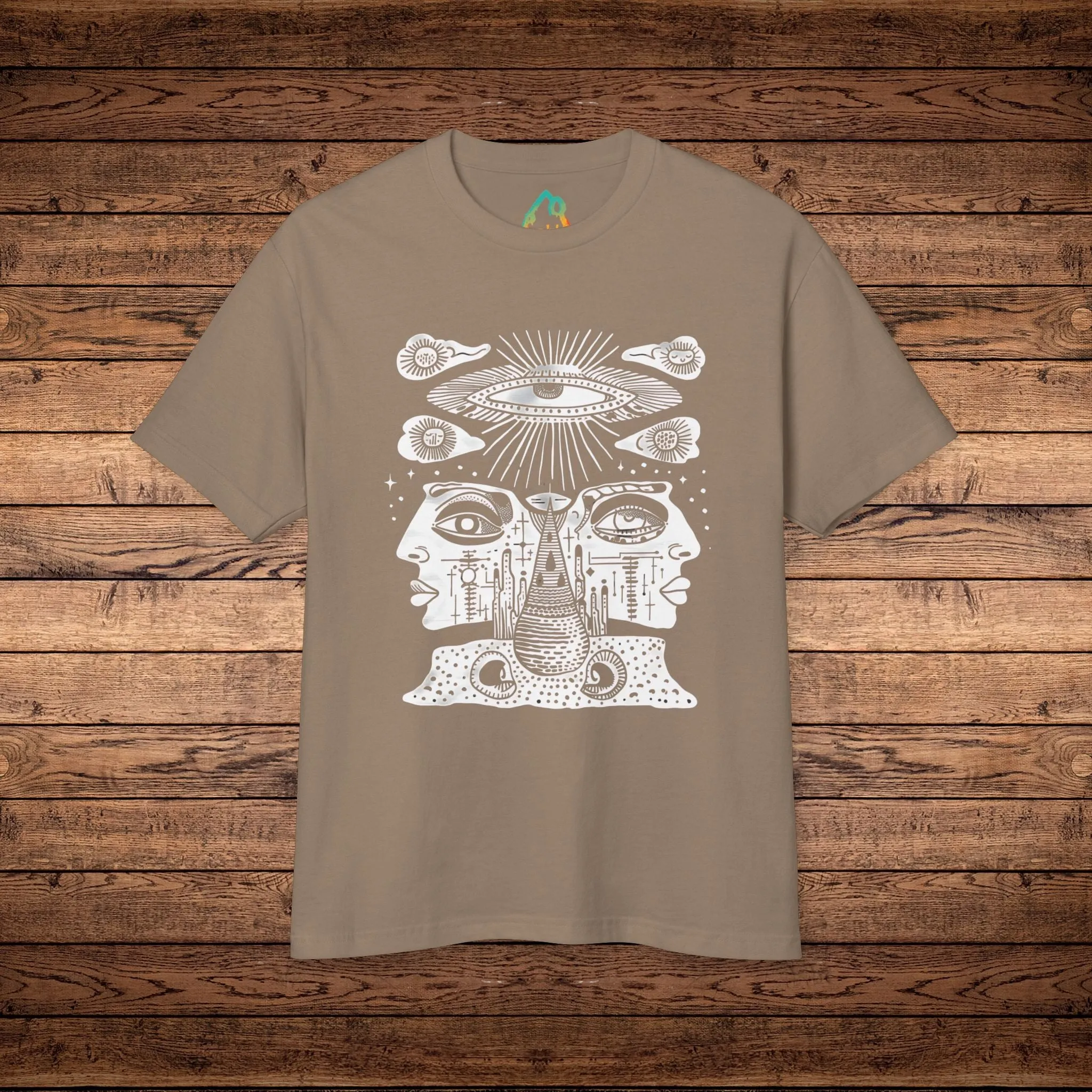 Celestial Vision - Unisex Garment-Dyed Heavyweight Cotton Tee