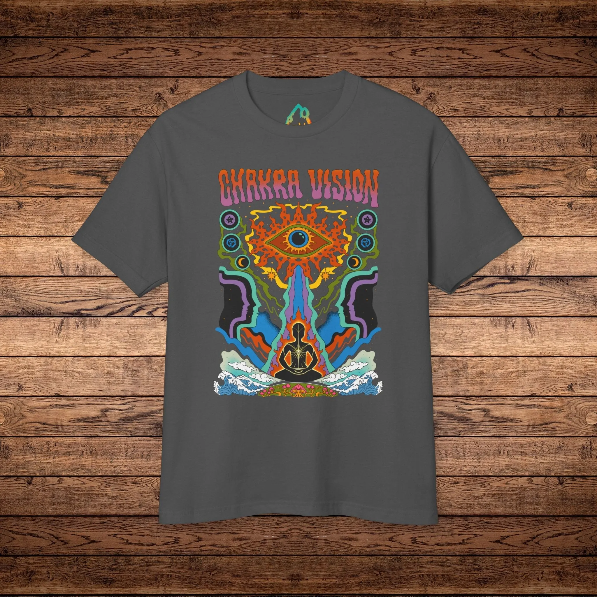 Chakra Vision - Unisex Garment-Dyed Heavyweight Cotton Tee