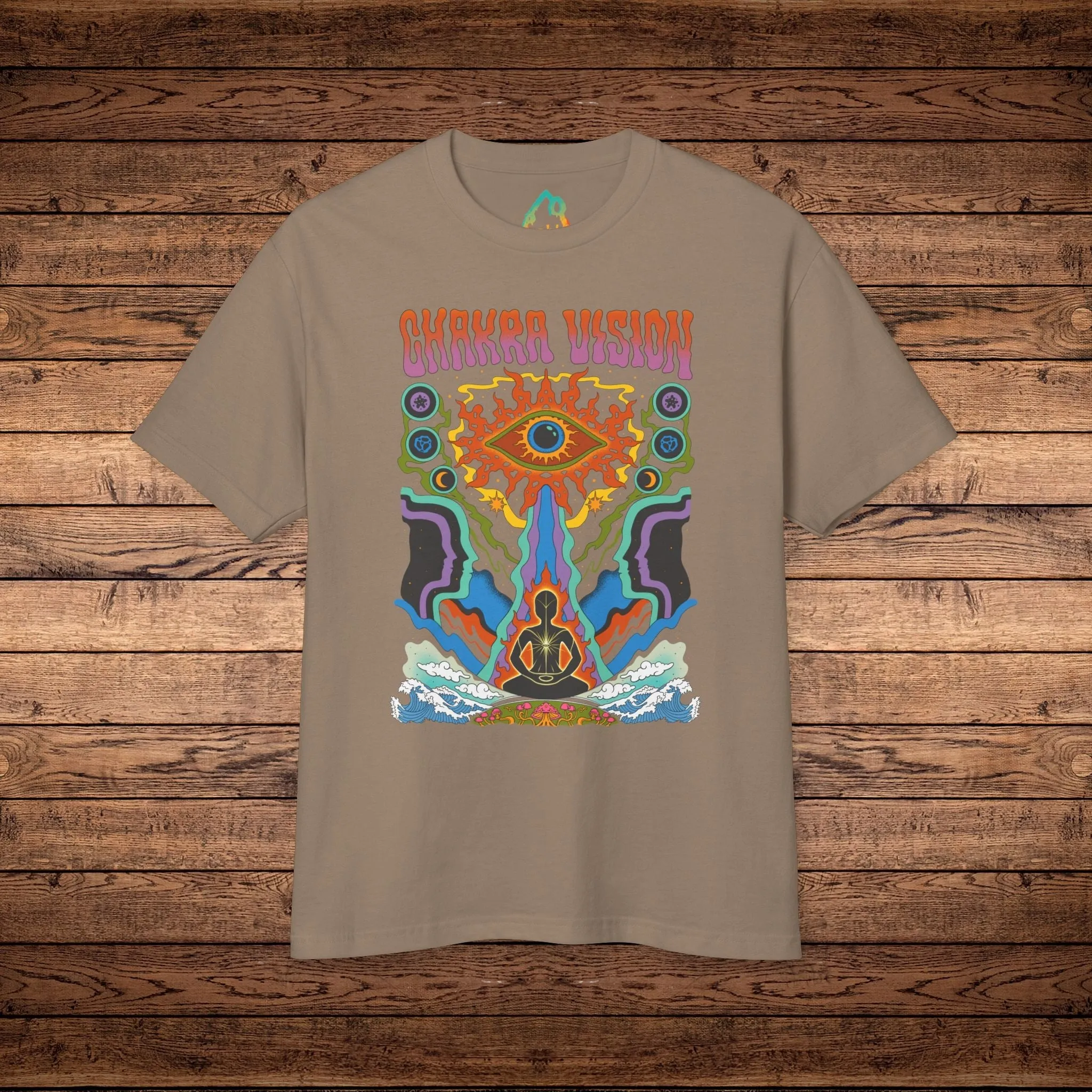 Chakra Vision - Unisex Garment-Dyed Heavyweight Cotton Tee