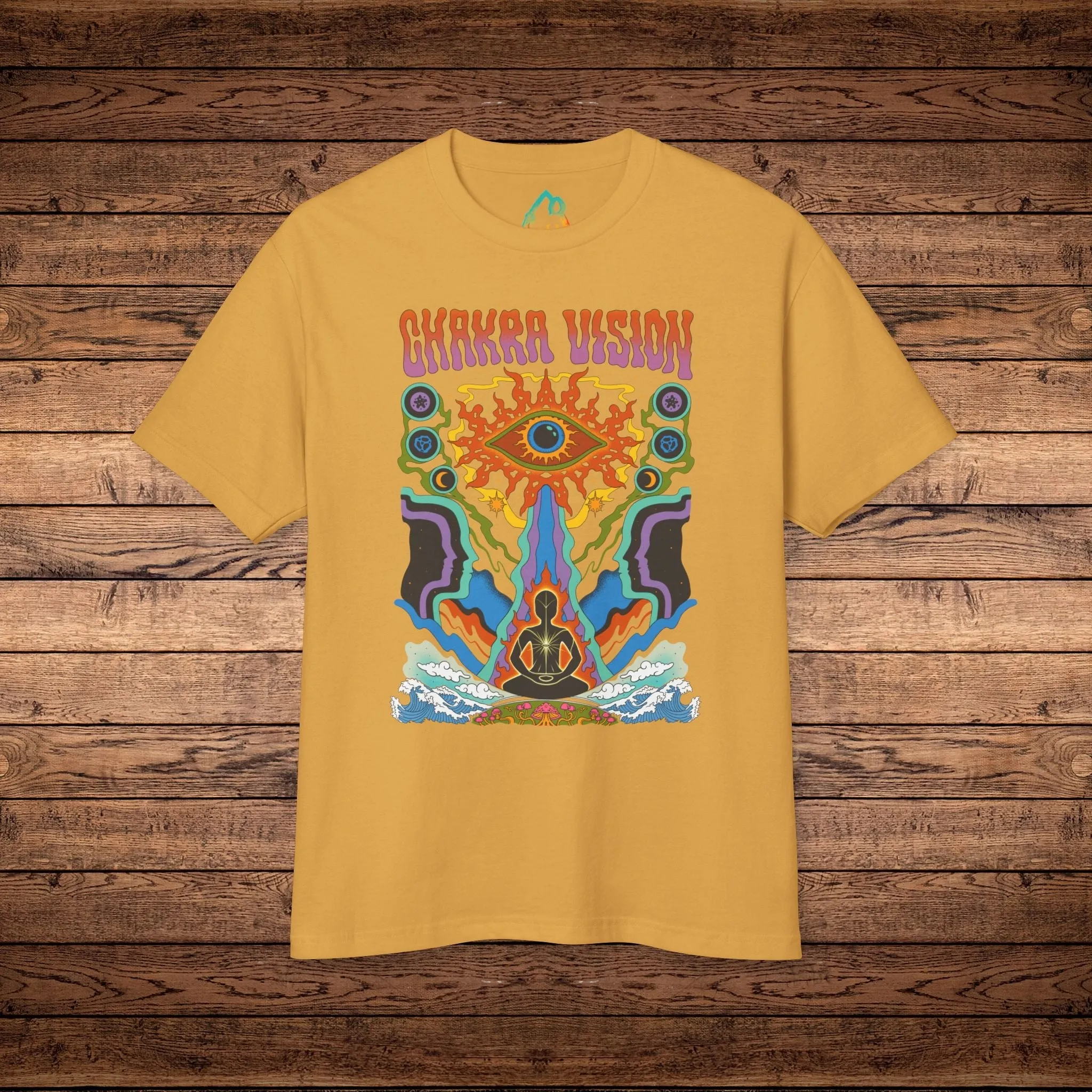 Chakra Vision - Unisex Garment-Dyed Heavyweight Cotton Tee