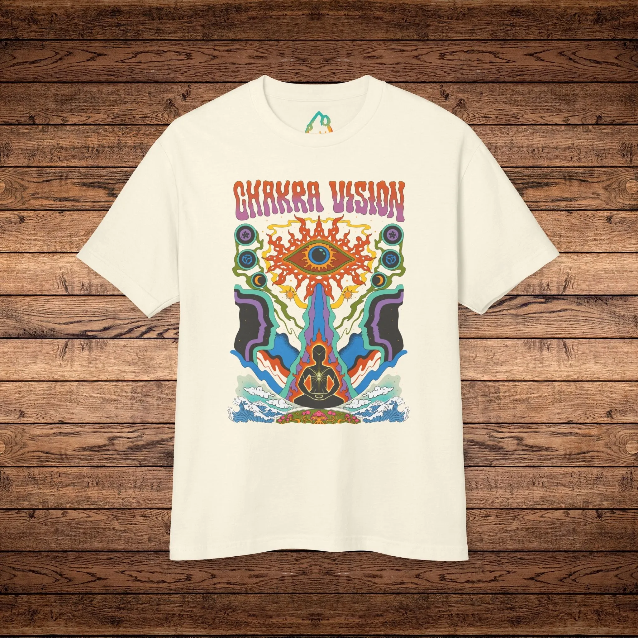 Chakra Vision - Unisex Garment-Dyed Heavyweight Cotton Tee