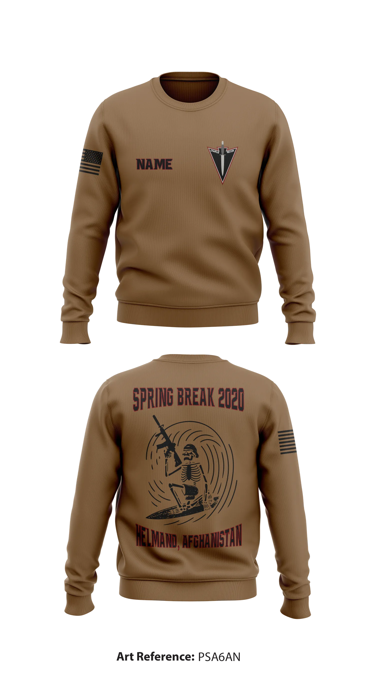 Charlie Troop, 3-71 CAV Store 1 Core Men's Crewneck Performance Sweatshirt - pSa6An