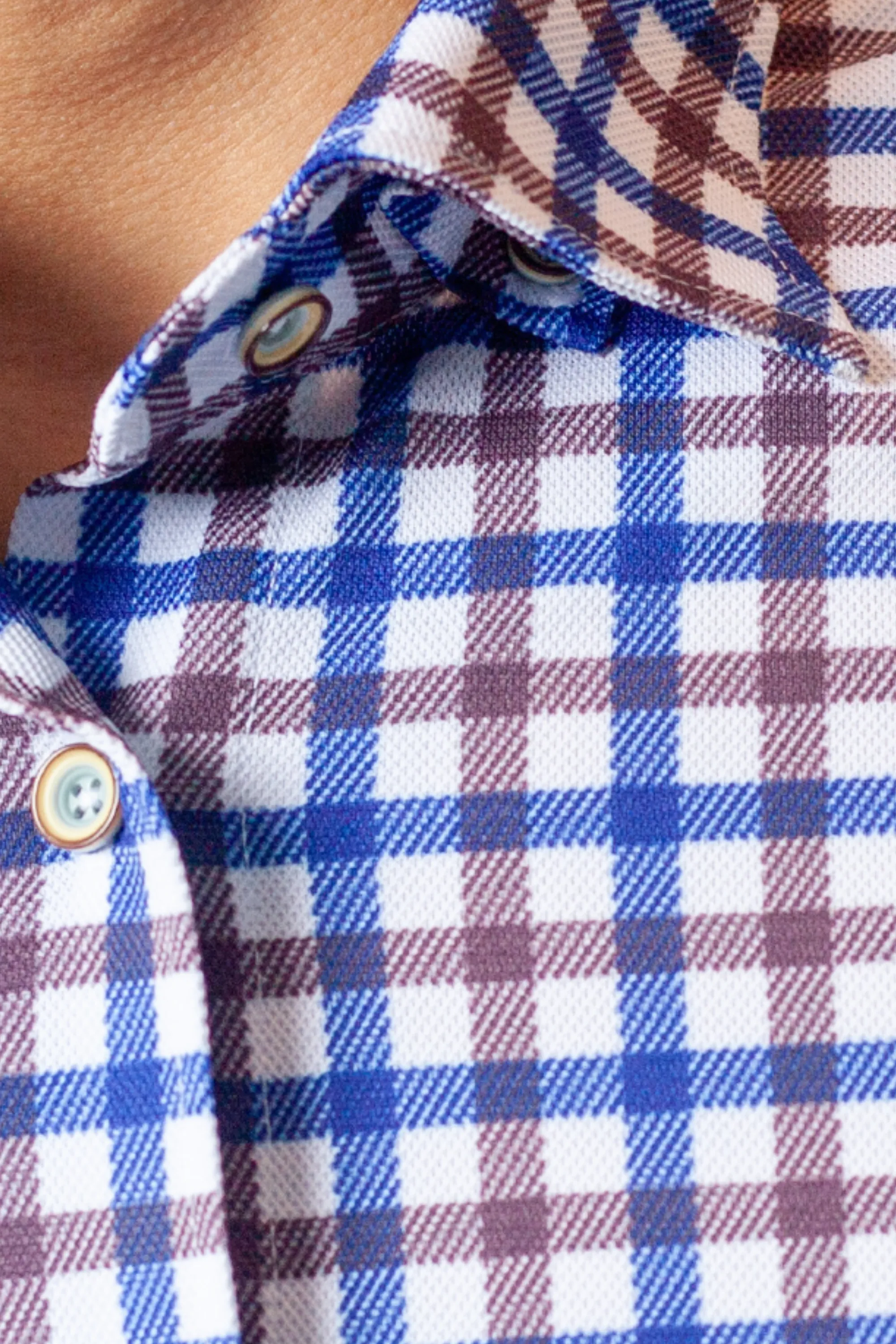 Check Mate Lounge Set - Long Sleeve Shirt & Full Zip 'Sweater'