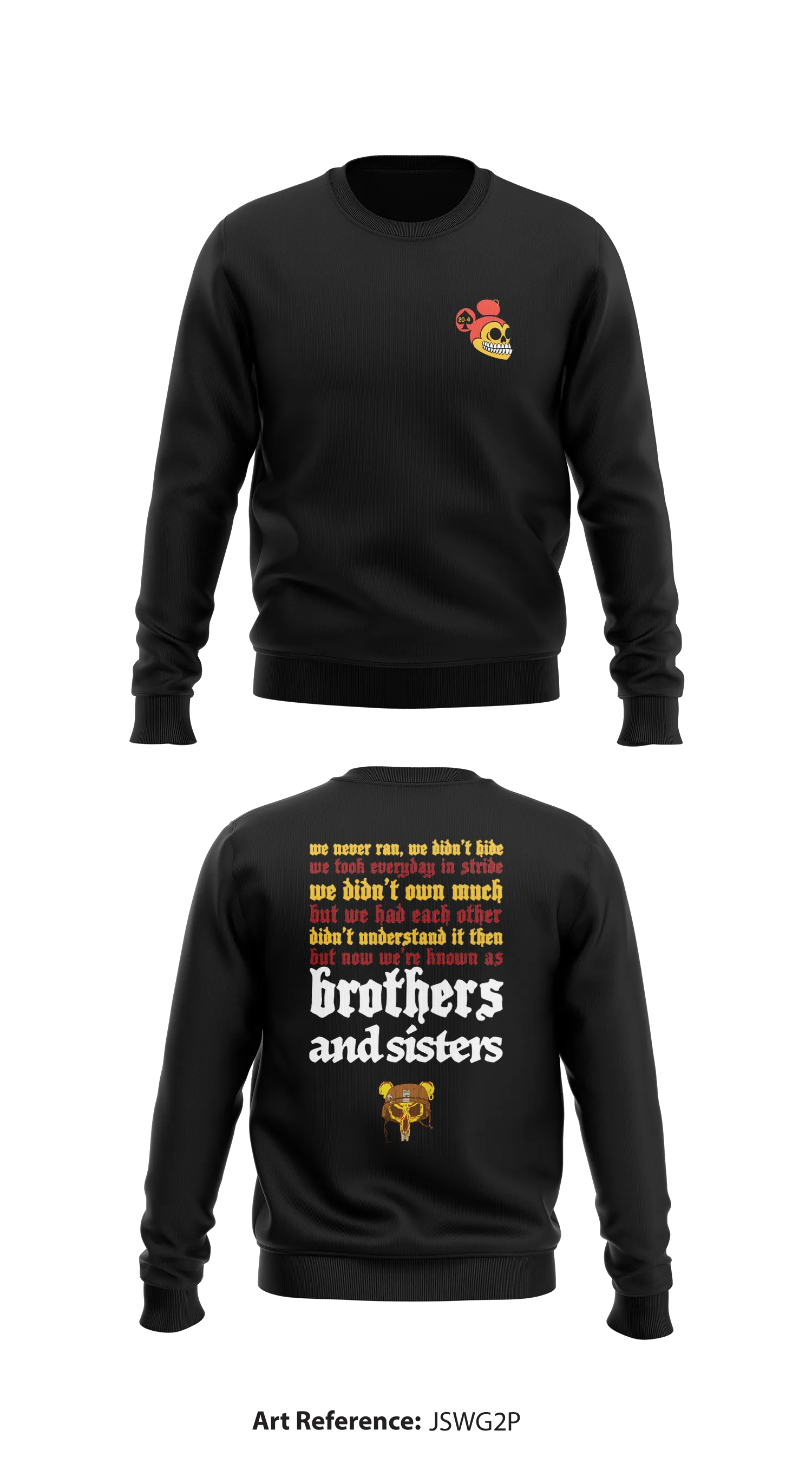 Combat Rats Store 1 Core Men's Crewneck Performance Sweatshirt - JsWG2p