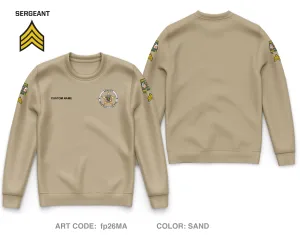 CUSTOM Houston County Sheriffs Department Core Men's Crewneck Performance Sweatshirt - fp26MA_SERG