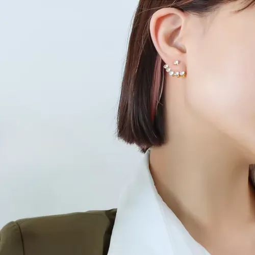 CZ Festival Ear Jacket