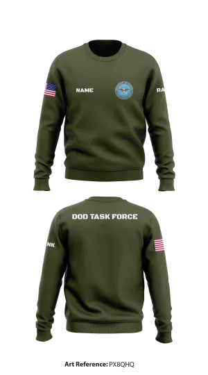 DOD Task Force Store 1 Core Men's Crewneck Performance Sweatshirt - px8qhQ