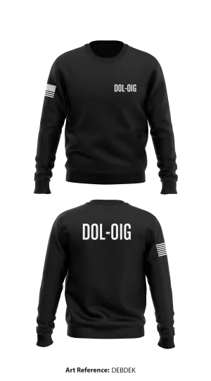 DOL-OIG Store 1 Core Men's Crewneck Performance Sweatshirt - deBdek