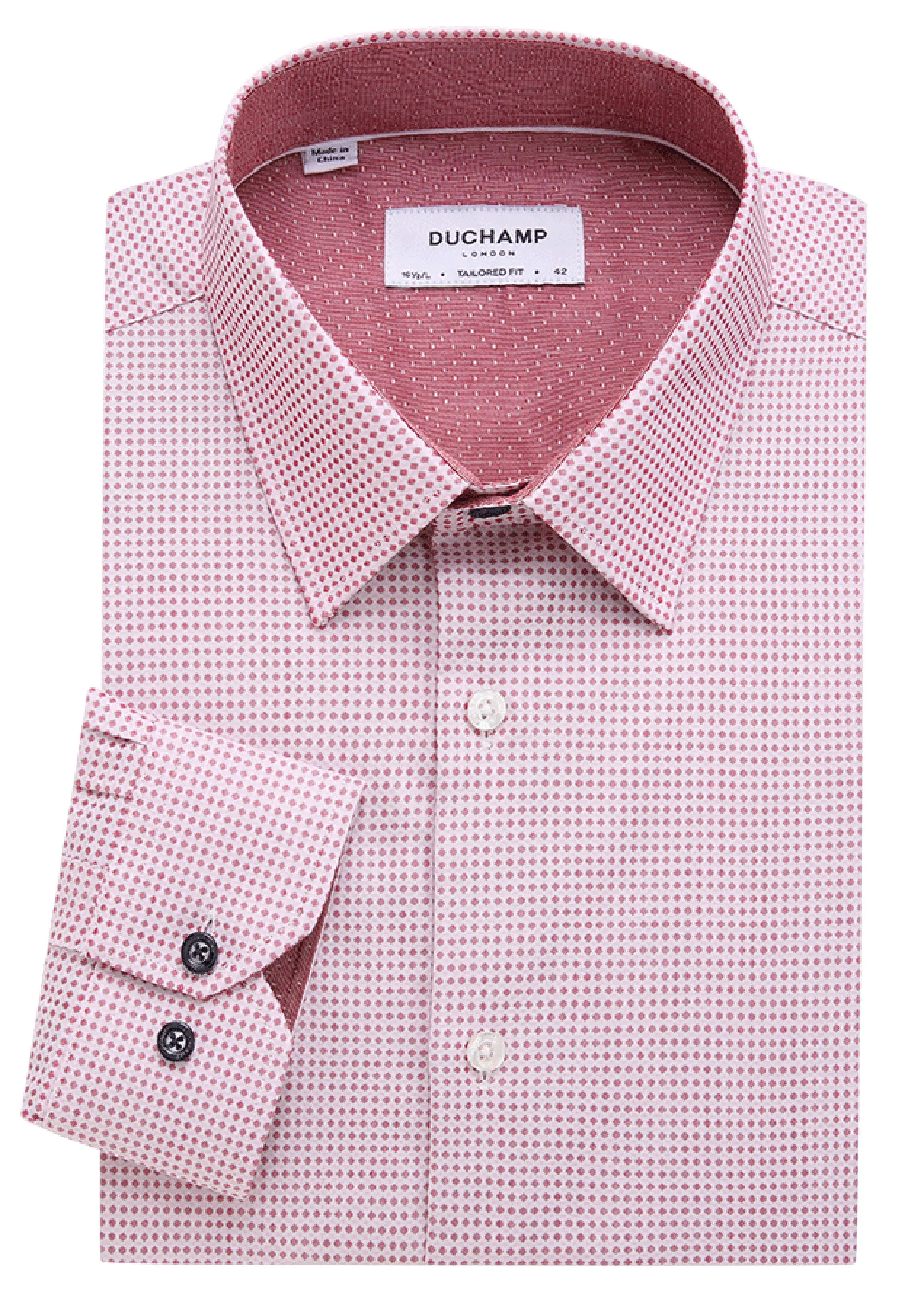 Duchamp London Geometric Dress Shirt