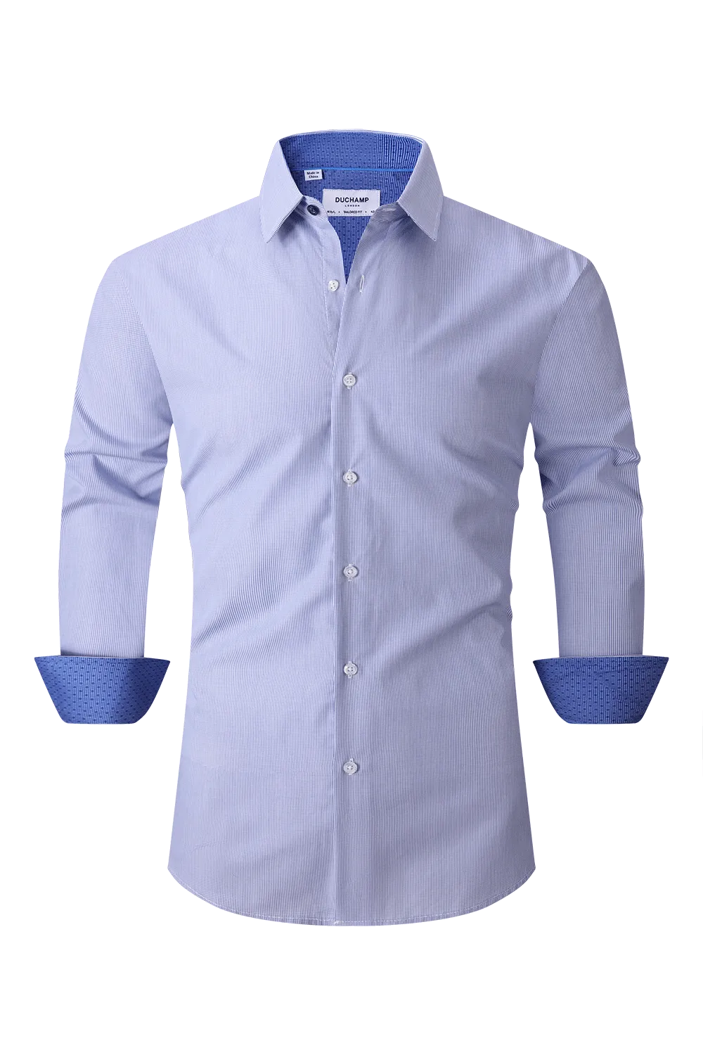 Duchamp London Micro Gingham Dress Shirt