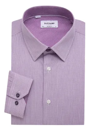 Duchamp London Micro Gingham Dress Shirt