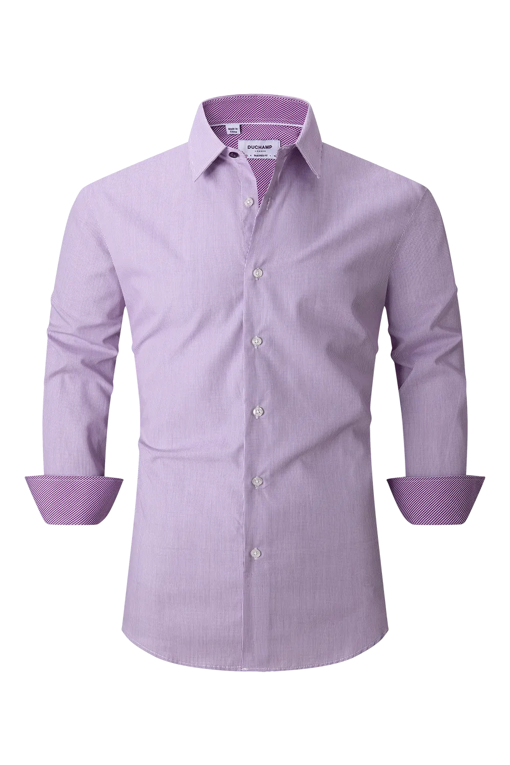 Duchamp London Micro Gingham Dress Shirt