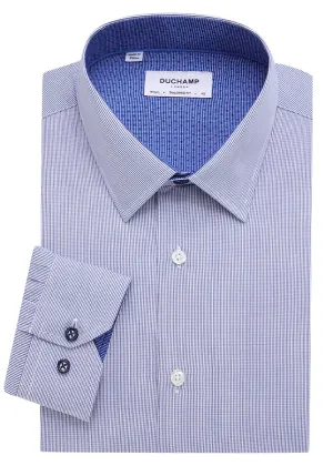 Duchamp London Micro Gingham Dress Shirt