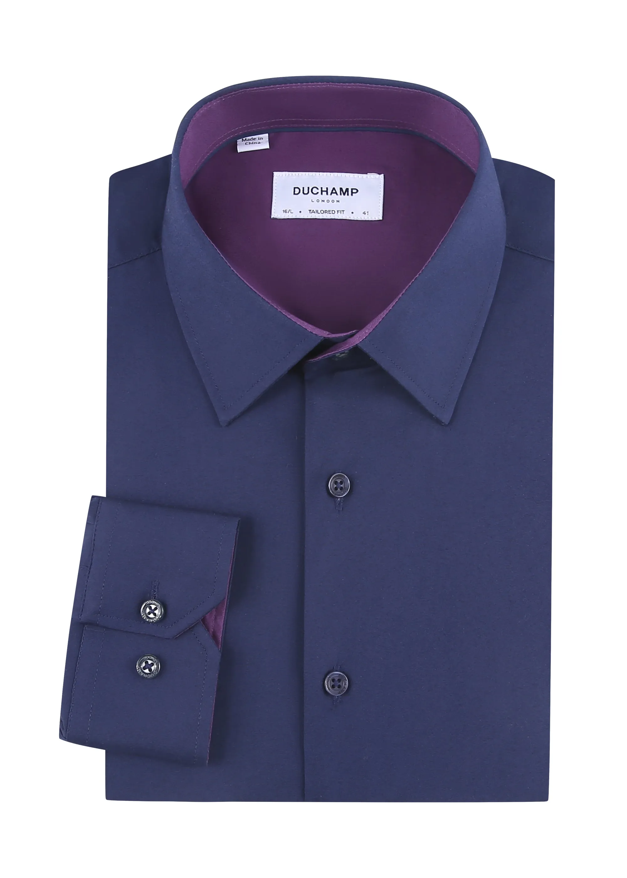 Duchamp London Solid Dress Shirt