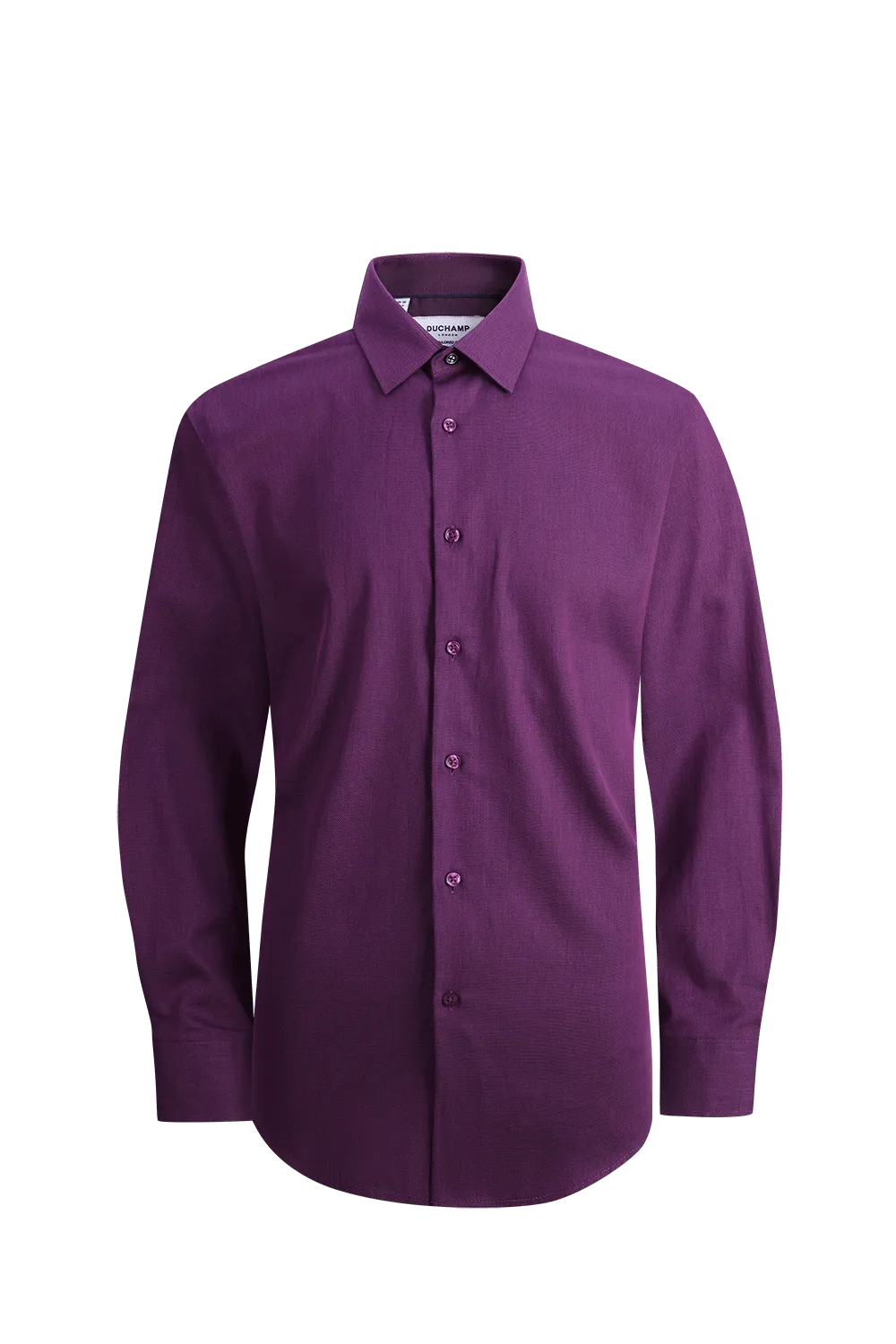 Duchamp London Textured Solid Dress Shirt