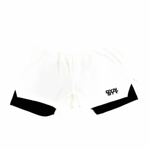 Dynasty Hybrid Pro Competition Fight Shorts (White)