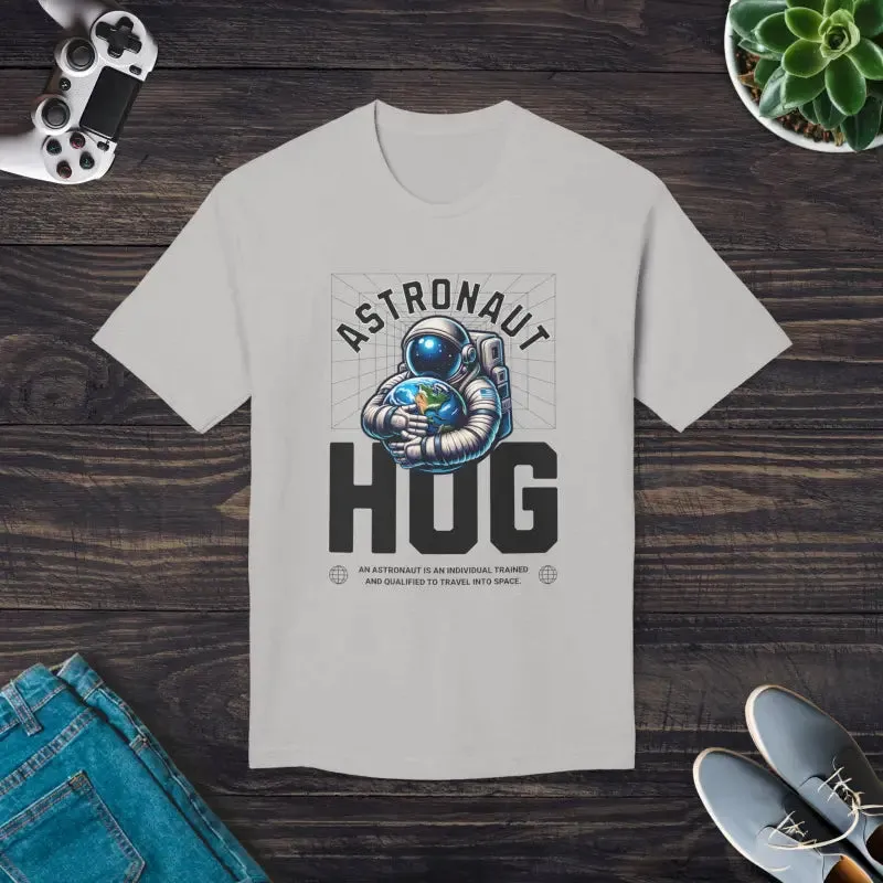 Eco Earth Day t Shirt Hugging Earth with Cosmic Vibe