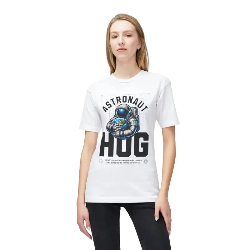 Eco Earth Day t Shirt Hugging Earth with Cosmic Vibe