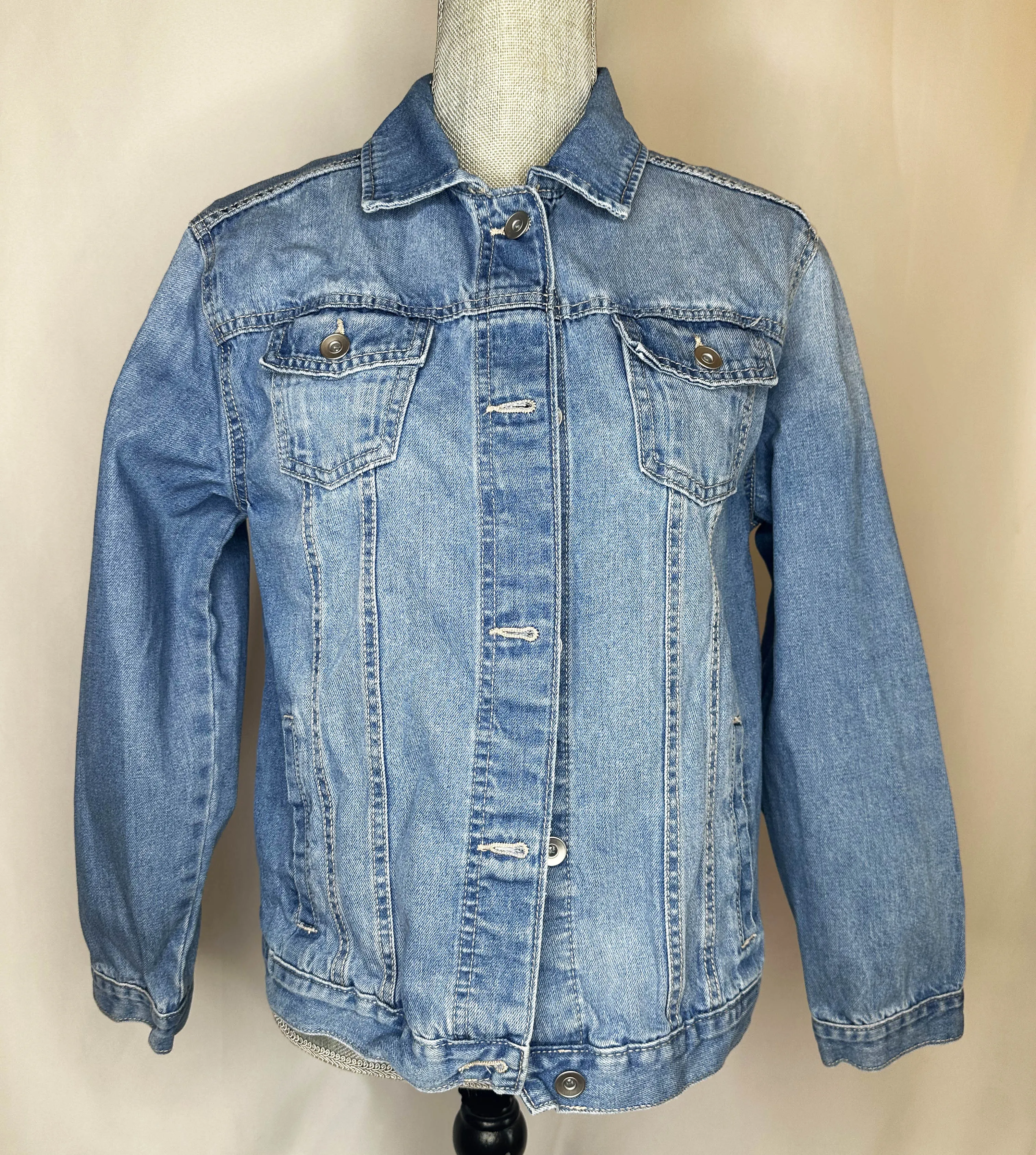 Elite Crystal "Cowgirl Club" Womens Denim Jacket
