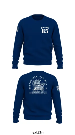 Engine 85 Store 1 Core Men's Crewneck Performance Sweatshirt - yxLJ3n