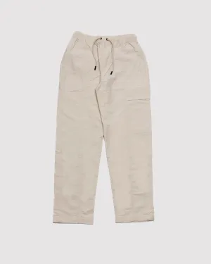 ESSENTIALS WOVEN PANTS "LEGEND LT BROWN"