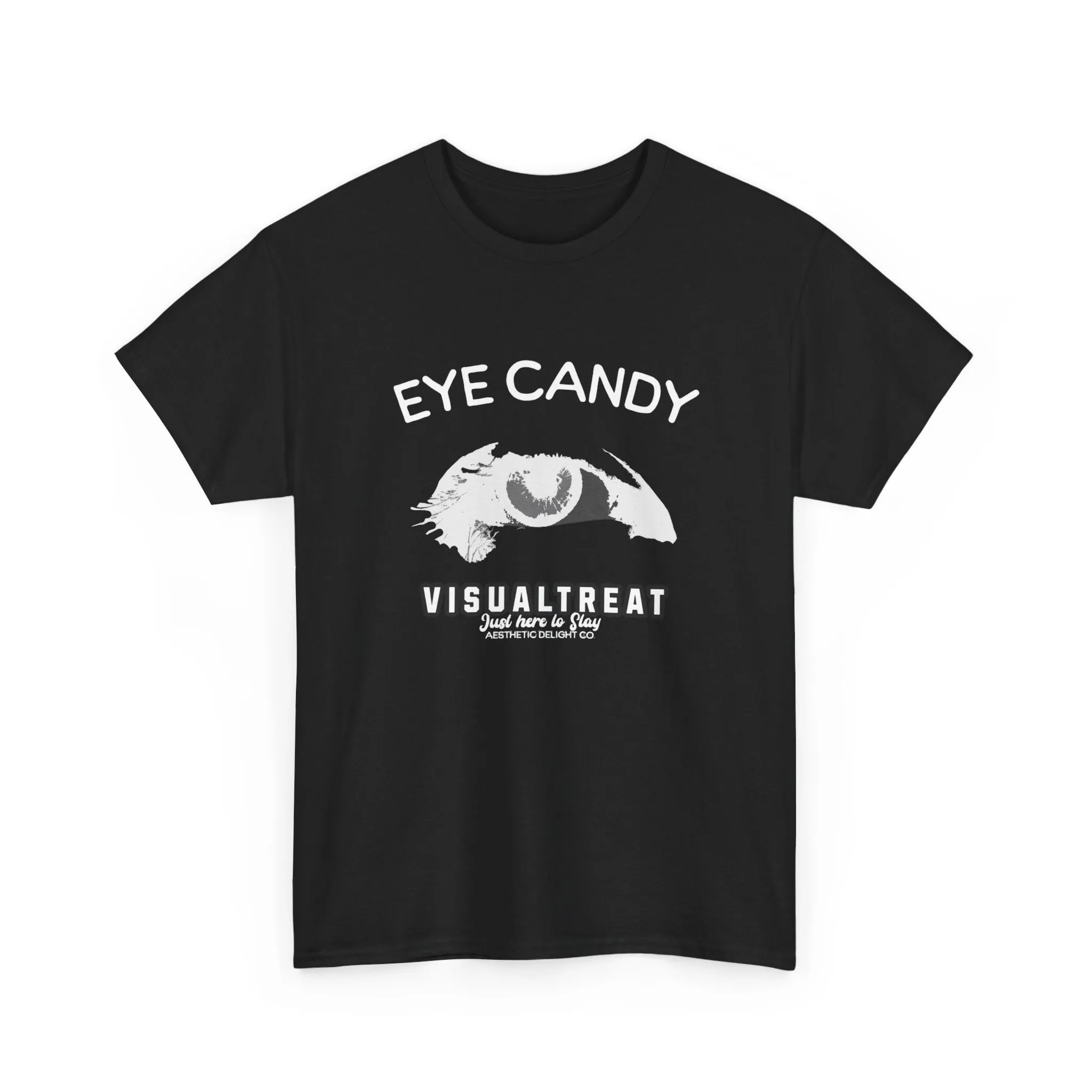 Eye Candy Graphic Tee, Unisex Heavy Cotton Shirt, Trendy Casual Wear, Perfect Gift for Art Lovers, Unique Graphic Tees