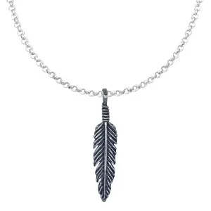 Feather on Extra Small Chain Necklace