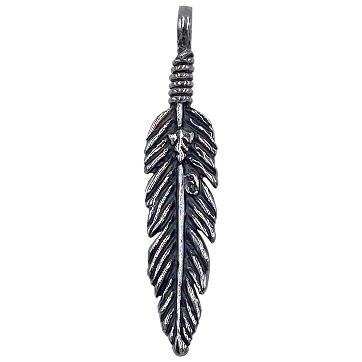 Feather on Extra Small Chain Necklace