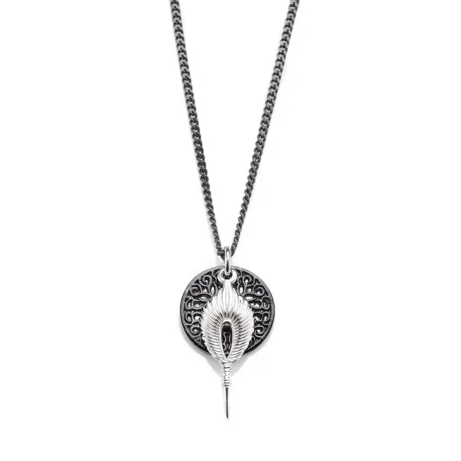 Feather Pendant Necklace