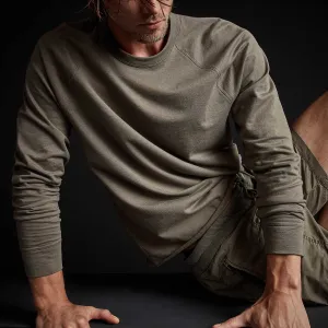 Feather Weight Terry Raglan Crew - Platoon