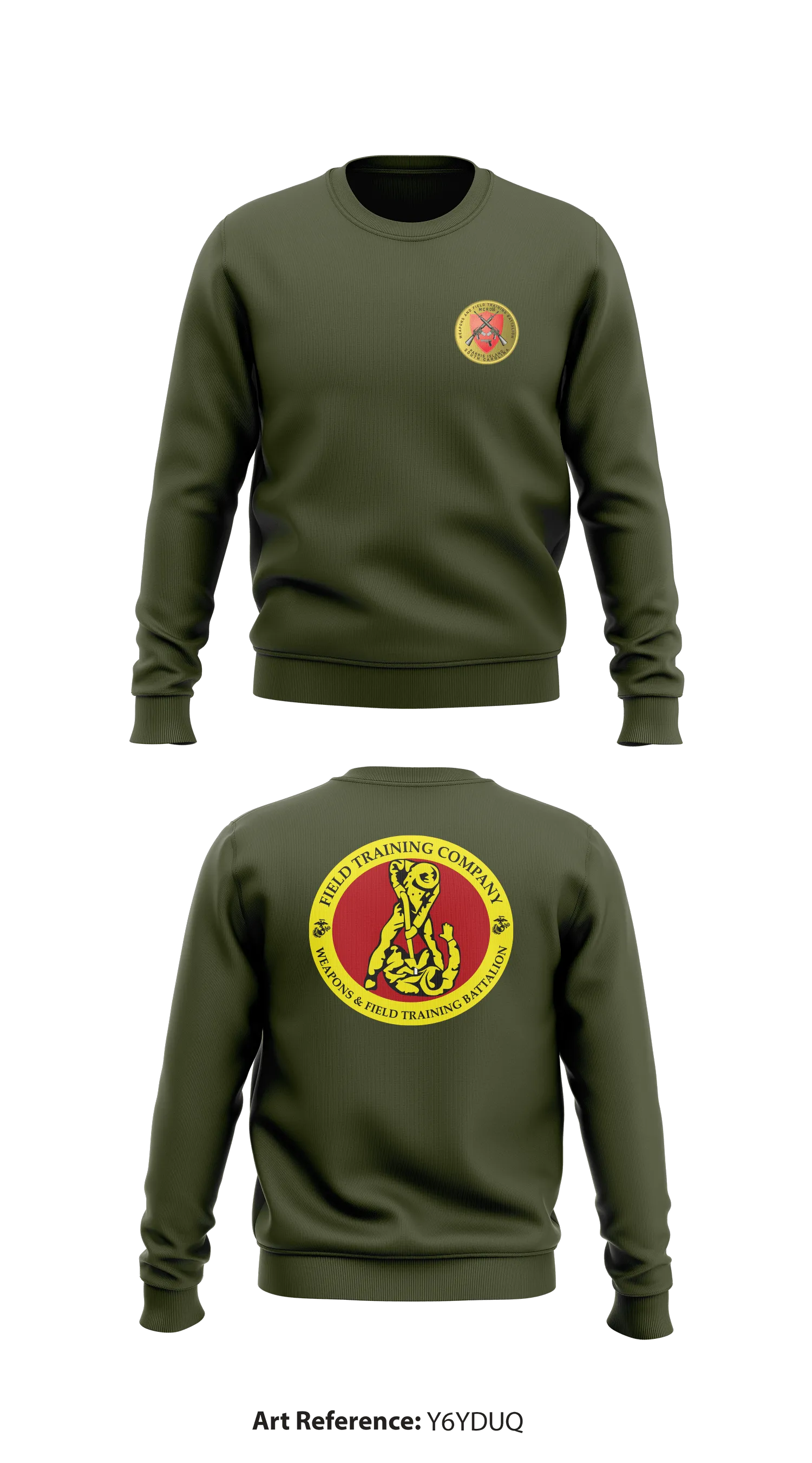 Field Training Company Store 1 Core Men's Crewneck Performance Sweatshirt - Y6ydUq