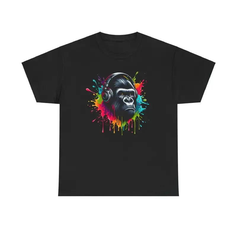 Fierce Gorilla with a Crown Cotton Tee